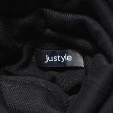 Justyle时尚懒人堆领超细12针100 粘胶男士长袖套头针织衫 61123086 黑色 S产品图片2素材 IT168图片大全